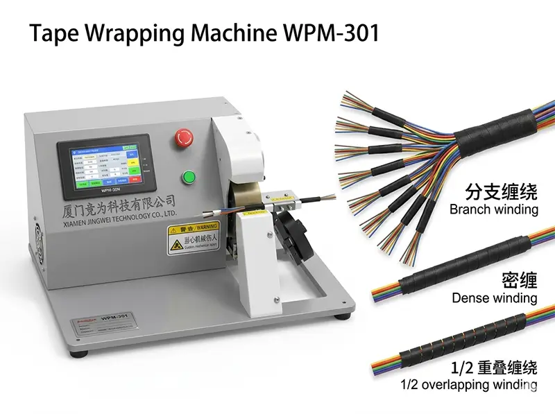Automatisk tapeviklingsmaskin WPM-301 – For effektiv kabelpakking