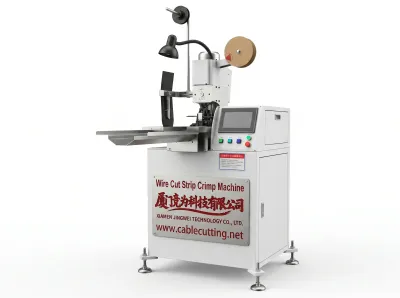 Helautomatisk kabelkrimpemaskin med stripping og vridning WPM-151 - Automatisk terminalkrympemaskin