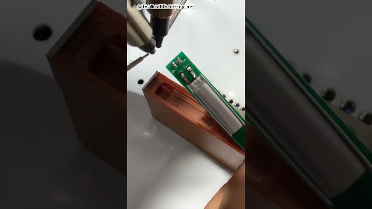 Dobbelpistol Lodde Maskin for Batterisveising – Forhindrer Kortslutning #maskin #fabrikk