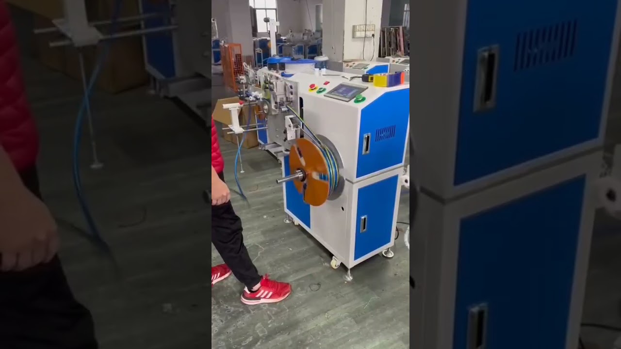 Live-demo: Automatisk telling, sortering, kutting & opprulling av luftslanger | #fabrikk