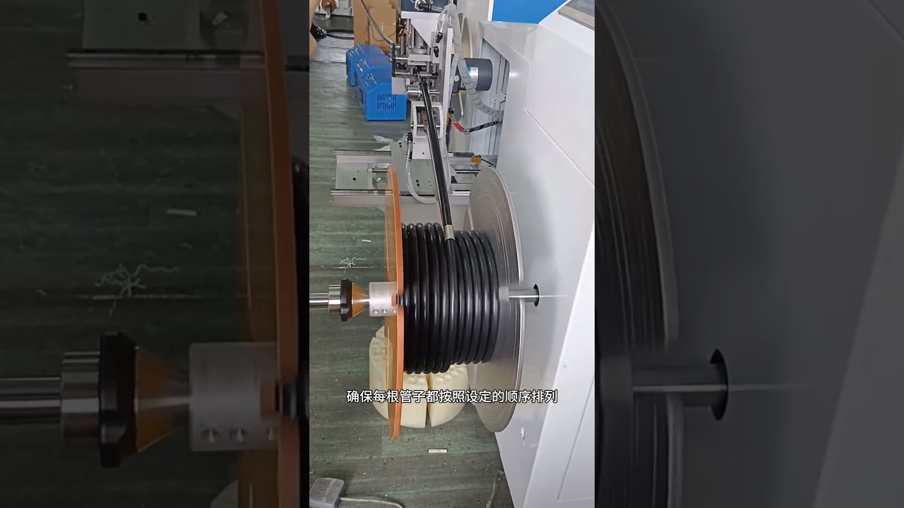 Automatisk masking for telling, sortering, kapping, rørvikling og spoling av store ruller