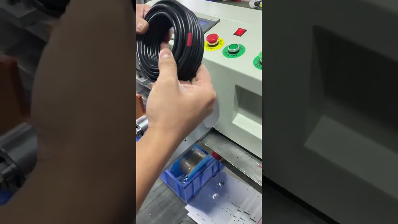 Effektiv måling og spoling av wire harness – din produksjonspartner #machine #cablewirestrippingmachine #factory