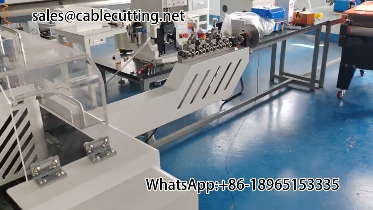 Automatisk presisjon dobbelthode terminalmaskin #ledningsnettutstyr #avisoleringsmaskin #terminering