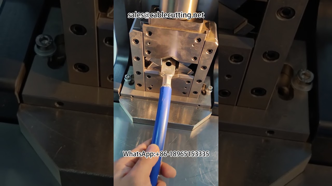 Servo-terminalmaskin for ledningsnett | Automatisk krymping #kabeltrestutstyr