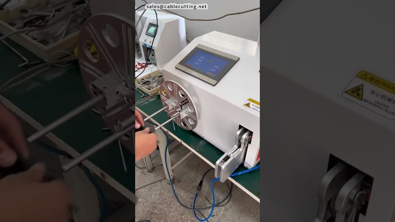 Halvautomatisk kabelbindemaskin | Effektiv trådsamlingsmaskin for industriell automatisering