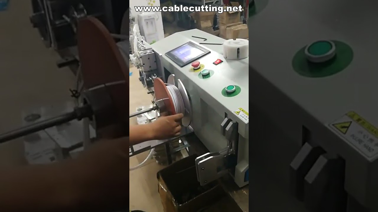 Trådviklingsmaskin, sortering av datakabler, USB-kabeltypemaskin