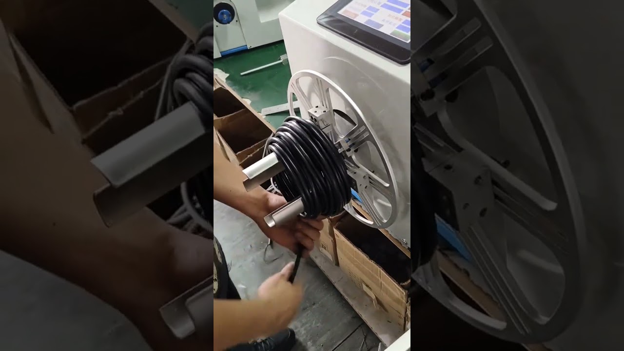 Effektiv vikling og binding av store kabeldiametre | Industriell maskin