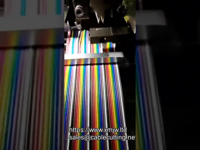 3 20p Semi-automatisk Flatkabel Avskalings- og Krympemaskin for 20-40 Pinners Flatkabel