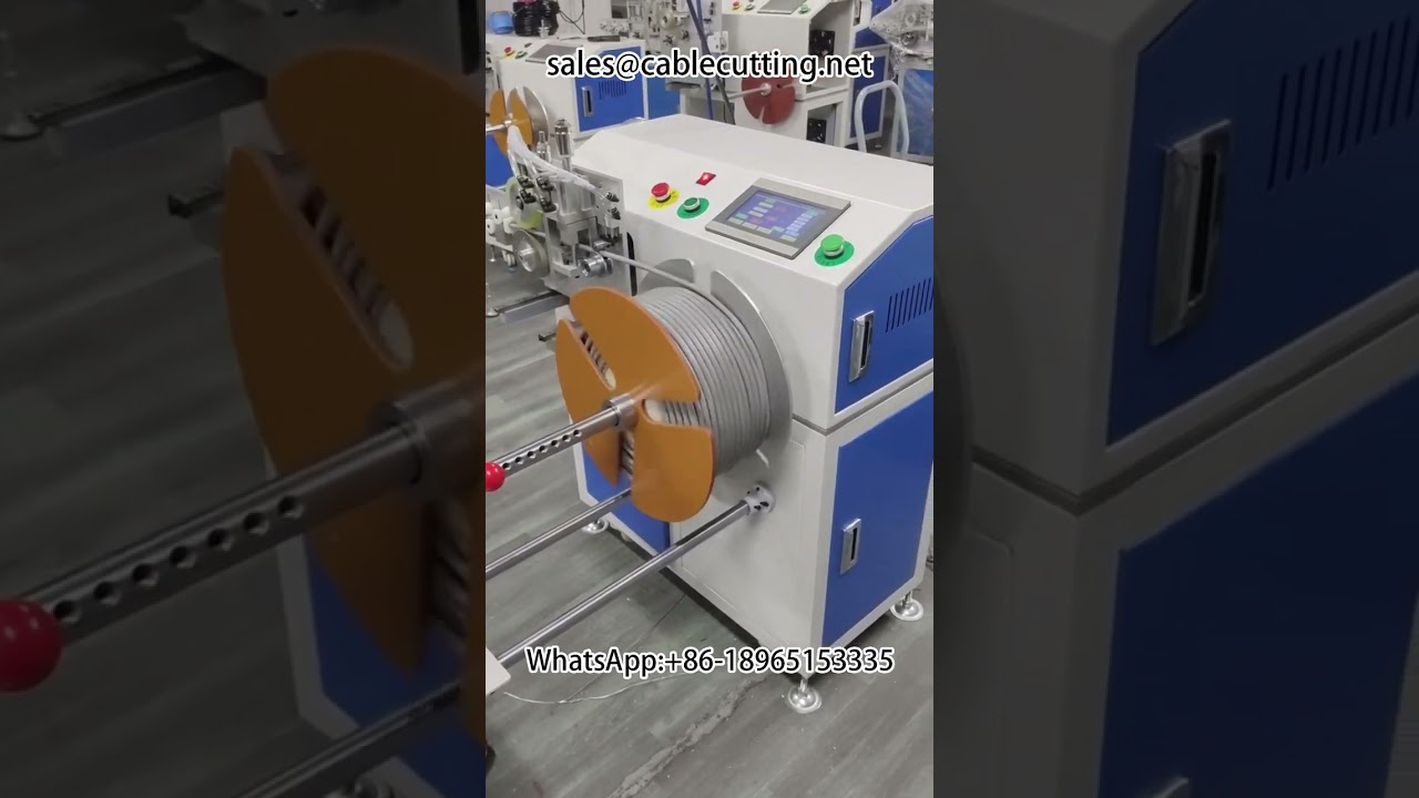 Tråd- og kabeltelling, sortering & viklemaskin | Effektiv wirebehandling #Trådbehandling #Viklemaskin #Wirevikling