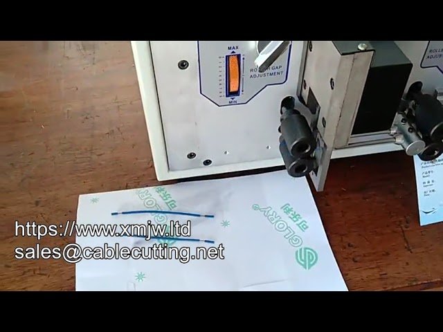 WPM 02d Automatisk Tang Stål Nett Tau Rettemaskin Kabel Stripper Maskin